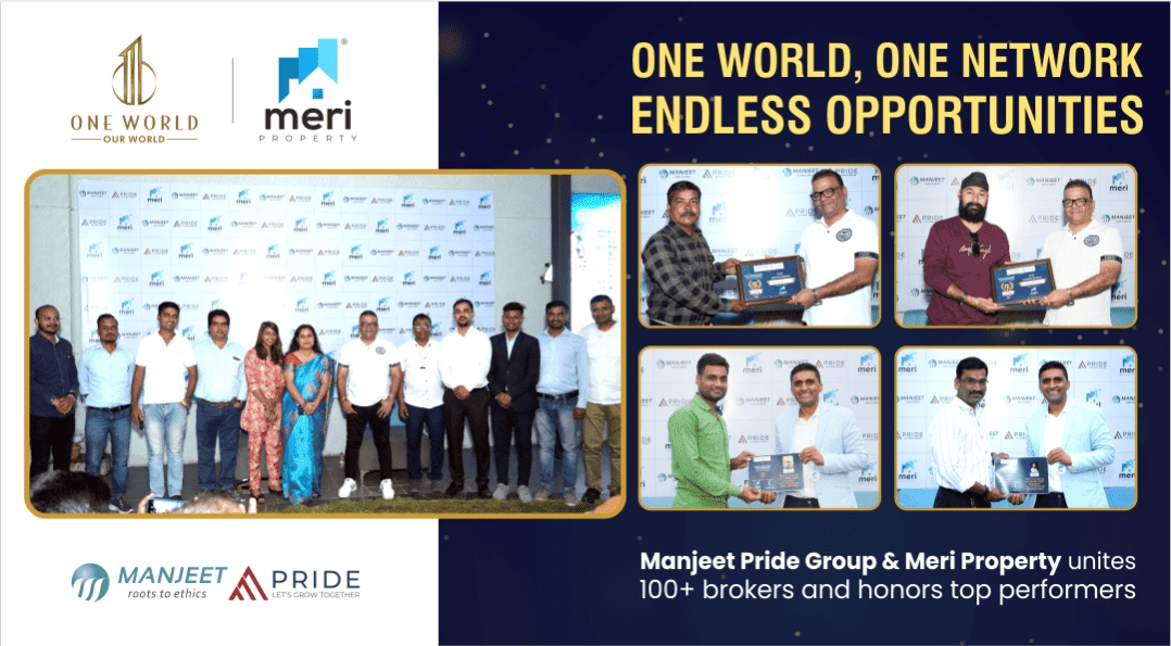 Manjeet Pride Group & Meriproperty Present the Inaugural ‘Chhatrapati Sambhajinagar Top Broker Awards