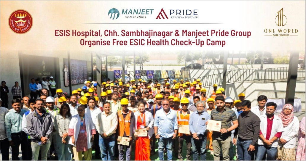 ESIS Hospital, Chh. Sambhajinagar & Manjeet Pride Group organise Free ESIC Health Check-up Camp